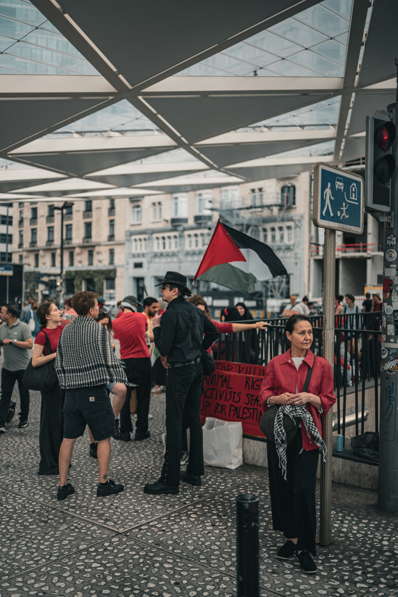 Gaza betoging Brussel